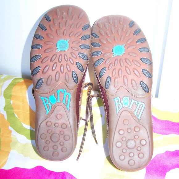 Born Lace Up Leather Shoes Sz 6.5 - Picture 5 of 5
